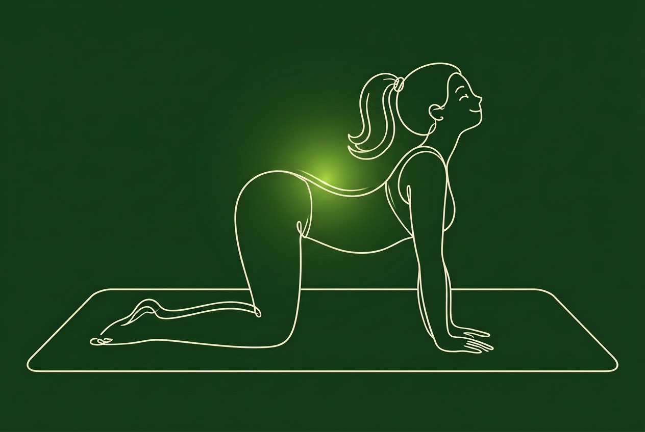 Pose 1 of the morning flow category