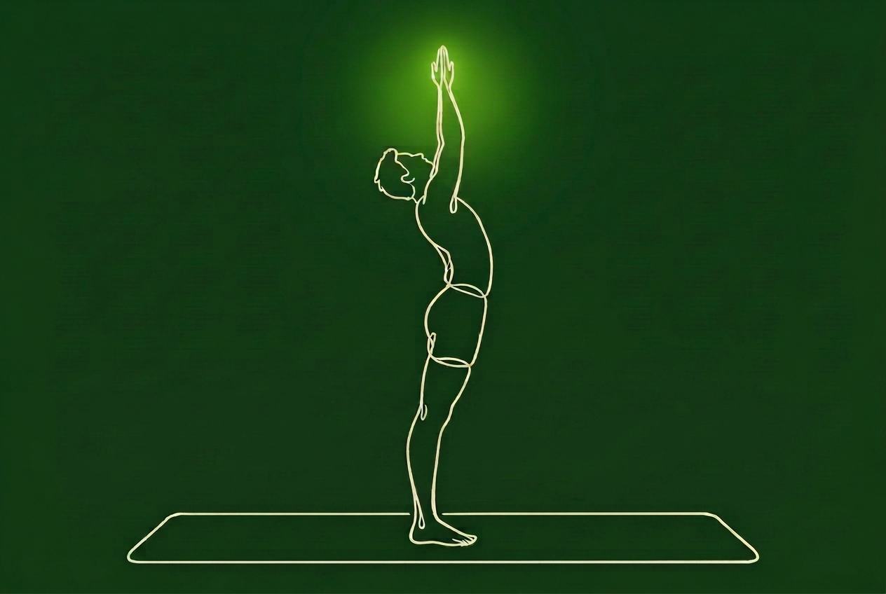 Pose 4 of the morning flow category